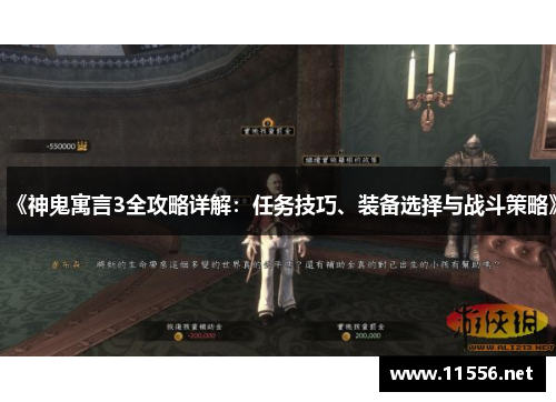 《神鬼寓言3全攻略详解：任务技巧、装备选择与战斗策略》